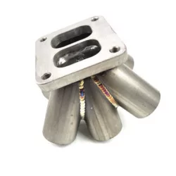 Krümmersammler Edelstahl T4 Twinscroll Turbosammler 6 Zylinder