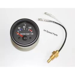 52mm Water Temp Gauge 40–120°C incl. Sensor & Kit