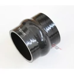 Silikonschlauch 76mm Hump gerade Verbinder