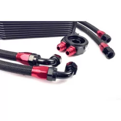 Universal Oil Cooler 13 Row Black Edition with AN10 Fittings