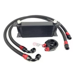 Universal Ölkühler Set 16 Reihen Black Edition