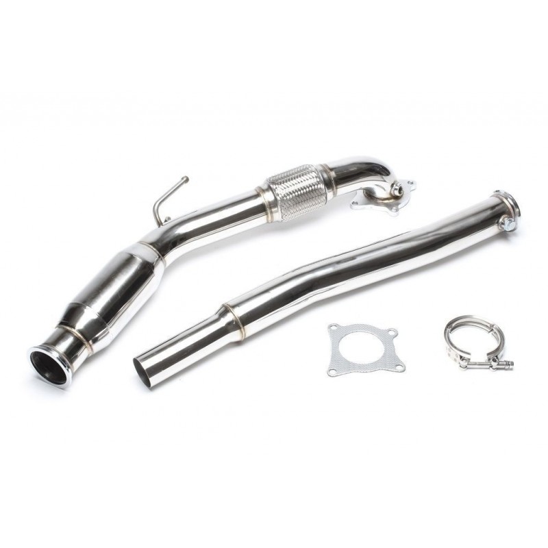 VW Golf 5 Golf 6 Skoda 2.0 TFSI Downpipe 200 Zellen-Downpipes-www.international-speed-parts.de