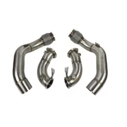 BMW F90 M5 Catless Downpipe Set – 76mm (3") Stainless Steel