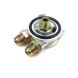 Ölkühler Flansch Sandwichplatte AN10 mit Thermostat